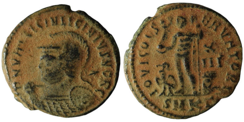 Licinius II, Caesar (AD 317-324). Kyzikos
AE Follis (17mm, 2,56g)

Artificial sa...