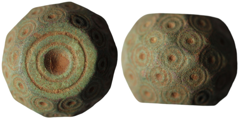 ISLAMIC, Islamic Weights. Circa 10-13th centuries. Weight of 20 Dirhams 
AE Bron...