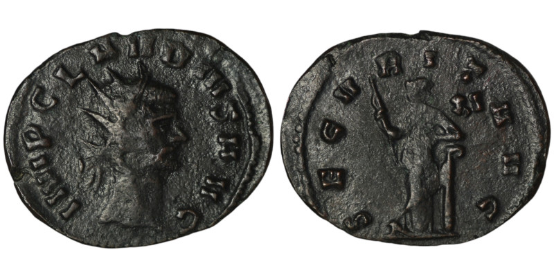 Claudius II Gothicus (AD 268-270). Rome
Antoninianus (23mm, 2,21g)