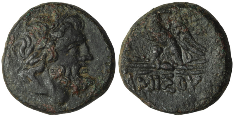 PONTOS. Amisos (Circa 100-85 BC)
AE Bronze (20mm, 8,44g)