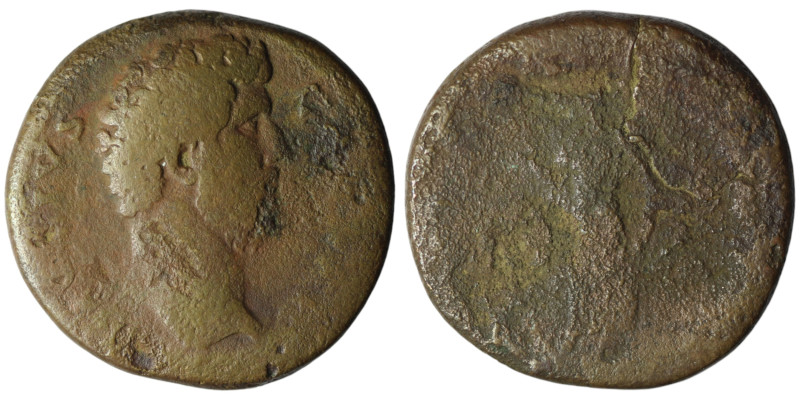 Aelius (Caesar, 136-138). Æ Sestertius (30mm, 23.64g, 12h). Rome. Bare head righ...