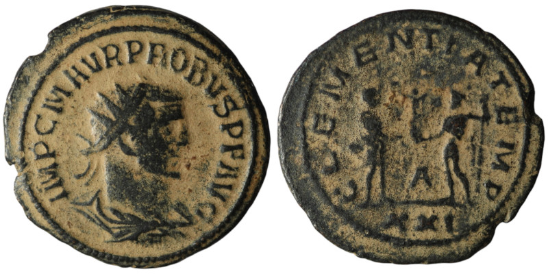 Probus (AD 276-282). Antioch
Antoninianus (23mm, 3,14g)

Artificial sandpatina