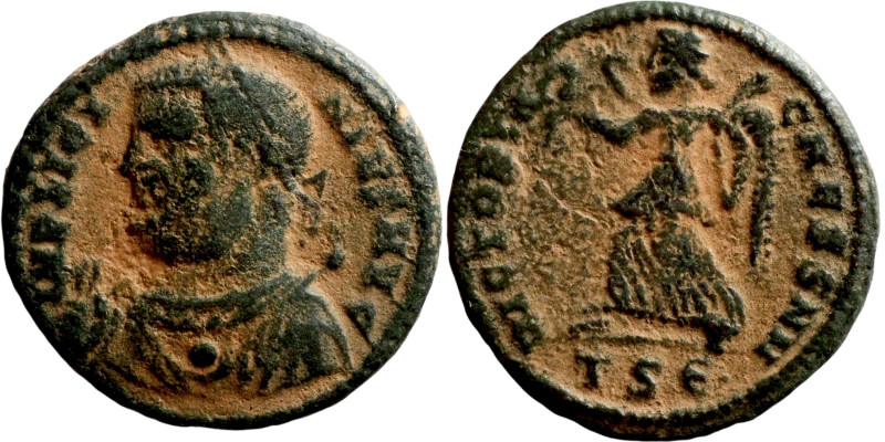 Licinius I. 308-324. AE-Follis

18mm 3,15g

Artificial sand patina