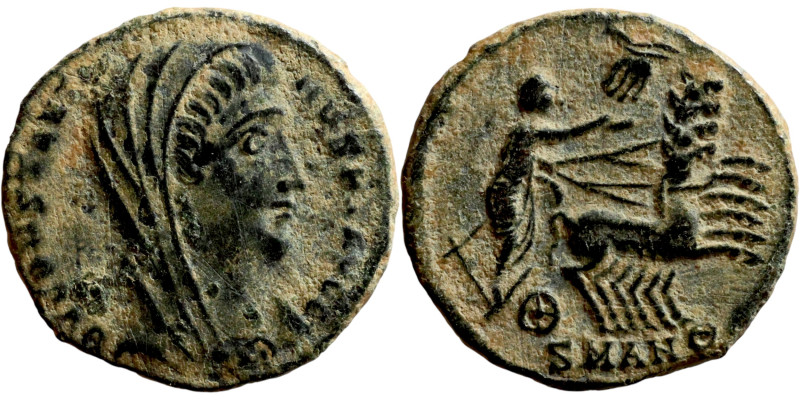 Divus Constantinus I, died 337. Follis, Constantinople 347-348. Æ

14mm 1,50g