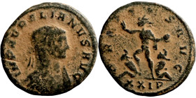 Aurelian. (274-275 AD). Æ Antoninian.

20mm 3,14g

Artificial sand patina