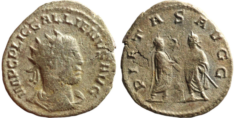 Gallienus, 253-268. Antoninian,

21mm 2,53g