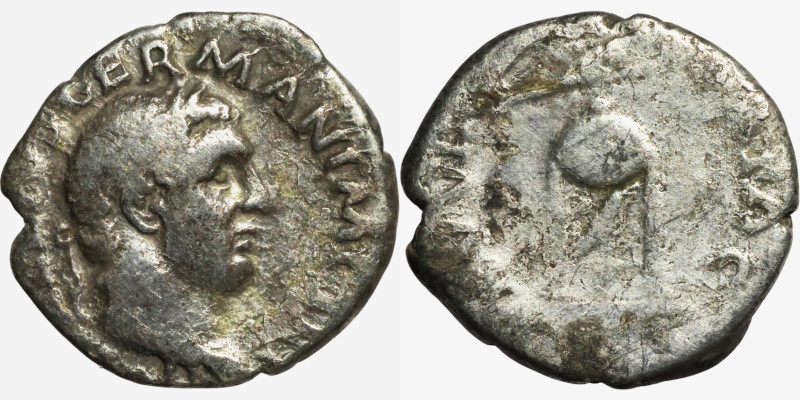 Vitellius (AD 69), silver Denarius, Rome, April - December AD 69, A VITELLIVS GE...