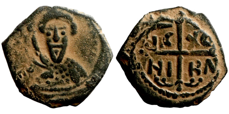 Tancred (Regent: 1101-1103, 1104-1112). Follis. Antioch. Obverse: KE BOIΘH TANKR...