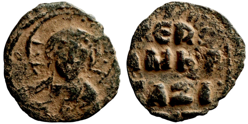 Anonymous Follis attributed to Basil II (976-1025) Obverse: +ЄMMA-NOVH / IC-XC N...