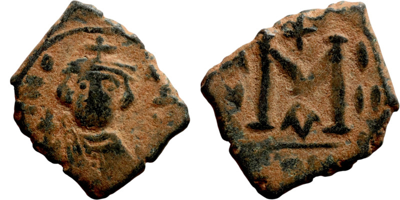 Heraclonas (638-631) Follis. Constantinople. Obverese: INPERP CONST, Bust Facing...