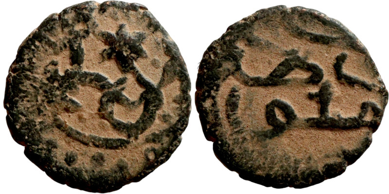 Seljuk, bronze coin. Obverse: Arabic inscription. Reverse: Arabicc inscription
...