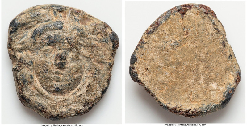 ETRURIA. Populonia. Ca. 300-250 BC. PB lead 20 units (19mm, 6.47 gm). VG. Head o...