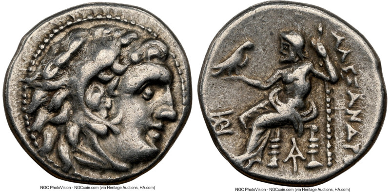 MACEDONIAN KINGDOM. Alexander III the Great (336-323 BC). AR drachm (16mm, 12h)....