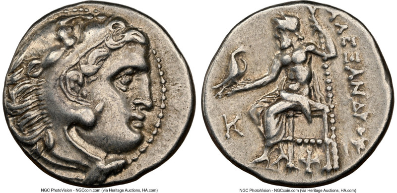 MACEDONIAN KINGDOM. Alexander III the Great (336-323 BC). AR drachm (18mm, 1h). ...