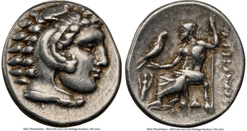 MACEDONIAN KINGDOM. Alexander III the Great (336-323 BC). AR drachm (17mm, 12h)....