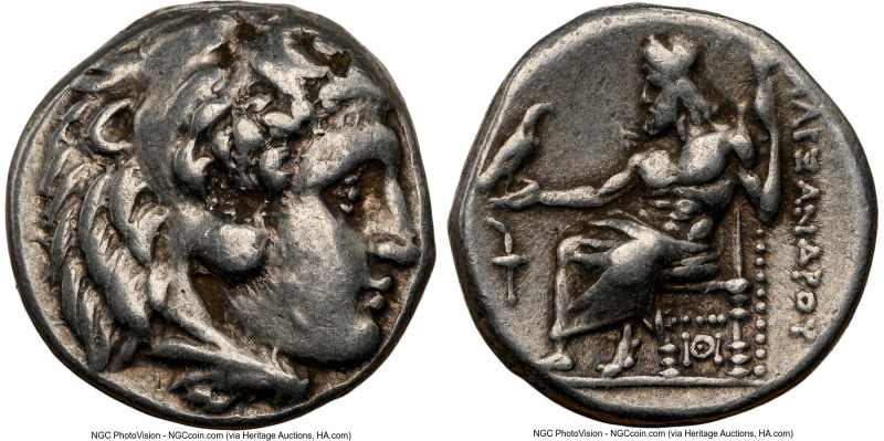 MACEDONIAN KINGDOM. Alexander III the Great (336-323 BC). AR drachm (15mm, 11h)....