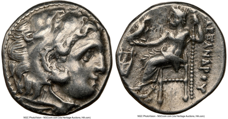 MACEDONIAN KINGDOM. Alexander III the Great (336-323 BC). AR drachm (16mm, 11h)....