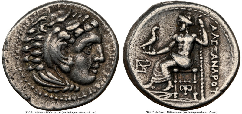 MACEDONIAN KINGDOM. Alexander III the Great (336-323 BC). AR drachm (17mm, 6h). ...