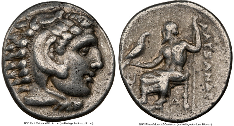 MACEDONIAN KINGDOM. Alexander III the Great (336-323 BC). AR drachm (17mm, 7h). ...