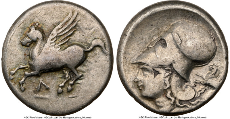 ACARNANIA. Leucas. Ca. 4th-3rd centuries BC. AR stater (20mm, 8.53 gm, 12h). NGC...