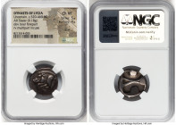 LYCIAN DYNASTS. Uncertain ruler. Ca. 520-460 BC. AR stater (20mm, 9.18 gm). NGC Choice VF 5/5 - 4/5, scuff. Forepart of boar left, wearing beaded coll...