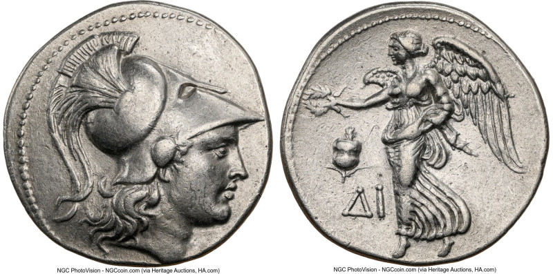 PAMPHYLIA. Side. Ca. 3rd-2nd centuries BC. AR tetradrachm (30mm, 12h). NGC Choic...