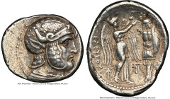 SELEUCID KINGDOM. Seleucus I Nicator (312-281 BC). AR tetradrachm (27mm, 16.99 gm, 9h). NGC XF 4/5 - 3/5. Susa, ca. 305/4-295 BC. Head of Seleucus I r...