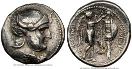 SELEUCID KINGDOM. Seleucus I Nicator (312-281 BC). AR tetradrachm (26mm, 17.02 gm, 3h). NGC VF 5/5 - 4/5. Susa, ca. 305/4-295 BC. Head of Seleucus I r...