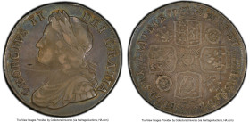 George II Shilling 1735 VF Details (Scratch) PCGS, KM561.5, S-3700. Roses and plumes in angles. HID09801242017 © 2024 Heritage Auctions | All Rights R...