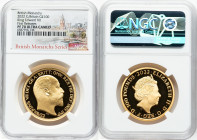 Elizabeth II gold Proof "King Edward VII" 100 Pounds (1 oz) 2022 PR70 Ultra Cameo NGC, S-BMGA4. Mintage: 610. British Monarchs series. First Releases....