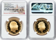 Elizabeth II gold Proof "King Edward VII" 100 Pounds (1 oz) 2022 PR70 Ultra Cameo NGC, S-BMGA4. Mintage: 610. British Monarchs series. One of First 10...