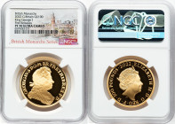 Elizabeth II gold Proof "King George I" 100 Pounds (1 oz) 2022 PR70 Ultra Cameo NGC, S-BMGA3. Mintage: 610. British Monarchs series. First Releases. A...
