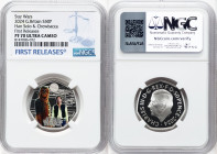 Charles III silver Colorized Proof "Han Solo & Chewbacca" 50 Pence 2024 PR70 Ultra Cameo NGC, Mintage: 12,510. Star Wars series. First Releases. HID09...