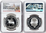 Charles III silver Proof "King Charles I" 2 Pounds (1 oz) 2023 PR70 Ultra Cameo NGC, Mintage: 1,360. British Monarchs series. First Releases. HID09801...