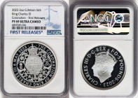 Charles III silver Proof "Royal Arms - King Charles III Coronation" 5 Pounds (2 oz) 2023 PR69 Ultra Cameo NGC, Mintage: 1,006. First Releases. HID0980...