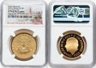 Charles III gold Proof "King Henry VIII" 100 Pounds (1 oz) 2023 PR70 Ultra Cameo NGC, Mintage: 261. British Monarchs series. One of First 100 Struck. ...
