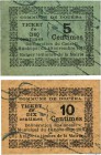 Country : ALGERIA 
Face Value : 5 et 10 Centimes 
Date : 20 novembre 1922 
Period/Province/Bank : Émissions Locales 
Department : Algérie 
French City...