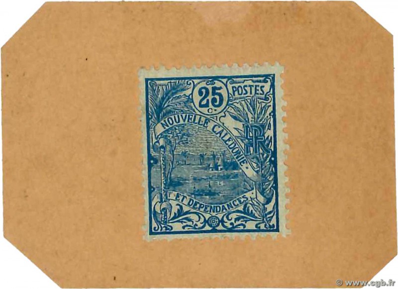 Country : NEW CALEDONIA 
Face Value : 25 Centimes 
Date : (1914) 
Period/Provinc...