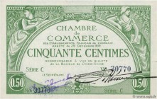 Country : OCEANIA 
Face Value : 50 Centimes 
Date : 1919 
Period/Province/Bank : Chambre de Commerce des Établissements Français de l'Océanie 
Catalog...