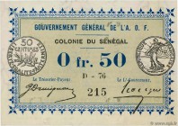 Country : SENEGAL 
Face Value : 0,50 Franc 
Date : 11 février 1917 
Period/Province/Bank : Gouvernement Général de l'A.O.F. 
Catalogue reference : P.1...