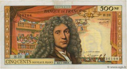 Country : FRANCE 
Face Value : 500 Nouveaux Francs MOLIÈRE 
Date : 06 janvier 1966 
Period/Province/Bank : Banque de France, XXe siècle 
Catalogue ref...