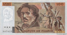 Country : FRANCE 
Face Value : 100 Francs DELACROIX imprimé en continu 
Date : 1993 
Period/Province/Bank : Banque de France, XXe siècle 
Catalogue re...