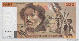 Country : FRANCE 
Face Value : 100 Francs DELACROIX UNIFACE 
Date : 1983 
Period/Province/Bank : Banque de France, XXe siècle 
Catalogue reference : F...