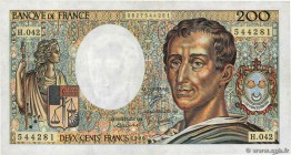Country : FRANCE 
Face Value : 200 Francs MONTESQUIEU alphabet H.402 
Date : 1986 
Period/Province/Bank : Banque de France, XXe siècle 
Catalogue refe...