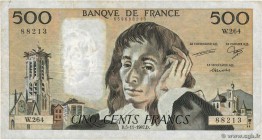 Country : FRANCE 
Face Value : 500 Francs PASCAL 
Date : 05 novembre 1987 
Period/Province/Bank : Banque de France, XXe siècle 
Catalogue reference : ...