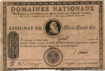 Country : FRANCE 
Face Value : 300 Livres sans coupons variété 
Date : 17 avril 1790 
Period/Province/Bank : Assignats 
Catalogue reference : Ass.02b....