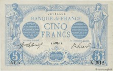 Country : FRANCE 
Face Value : 5 Francs BLEU 
Date : 18 août 1913 
Period/Province/Bank : Banque de France, XXe siècle 
Catalogue reference : F.02.20 ...
