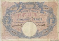 Country : FRANCE 
Face Value : 50 Francs BLEU ET ROSE 
Date : 19 juin 1895 
Period/Province/Bank : Banque de France, XXe siècle 
Catalogue reference :...