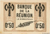 Country : REUNION ISLAND 
Face Value : 50 Centimes type 1942 Francisque 
Date : 1942 
Period/Province/Bank : Banque de la Réunion 
Catalogue reference...
