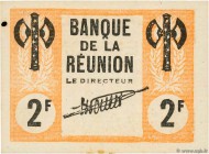 Country : REUNION ISLAND 
Face Value : 2 Francs type 1942 Francisque 
Date : 1942 
Period/Province/Bank : Banque de la Réunion 
Catalogue reference : ...